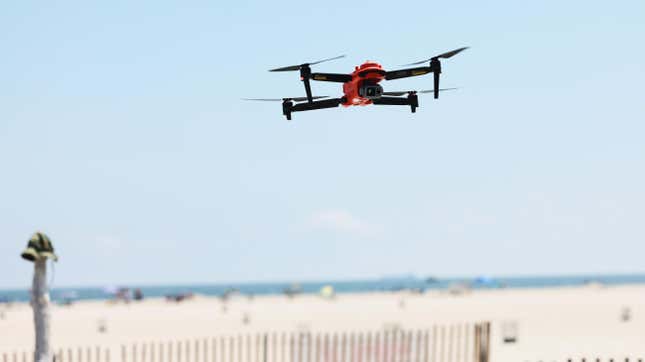 NYC shark-monitoring beach drone