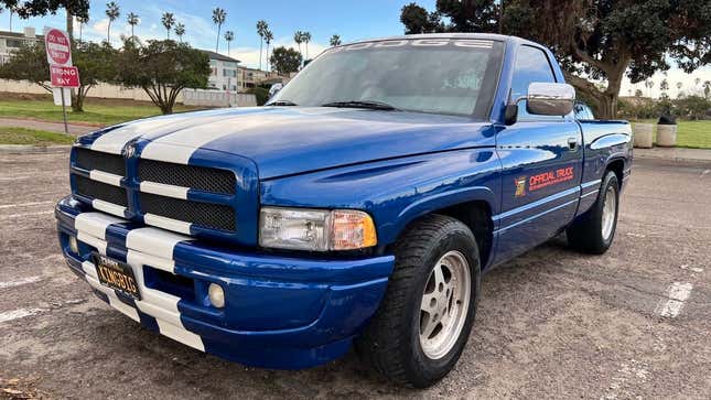 Nice Price or No Dice 1996 Dodge Ram 1500 Indy 500 Official Truck