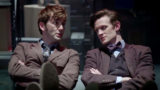 Image for article titled 10 Years Later, "Day of the Doctor" Remains One of Doctor Who's Finest Hours