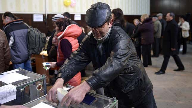 Image for article titled Crimean Voters Excited To Exercise Democracy For Last Time