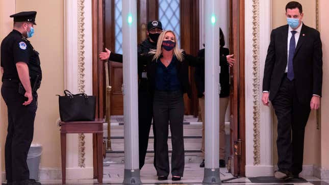 Tweeting From Her Home in the Sewers, Marjorie Taylor Greene Calls for Kamala Harris Presidency