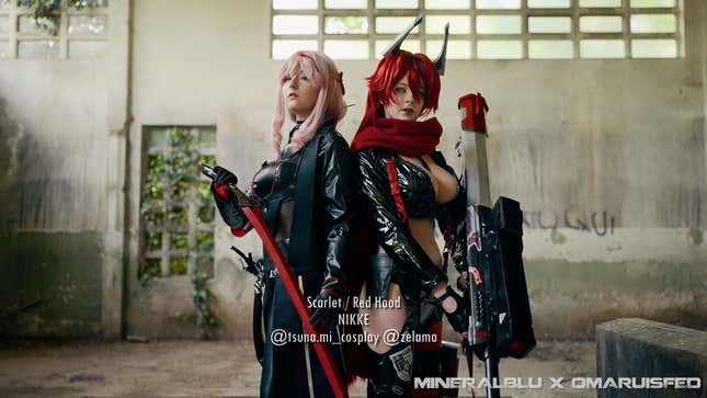 A photograph of a cosplayer at Il Volta Italy.