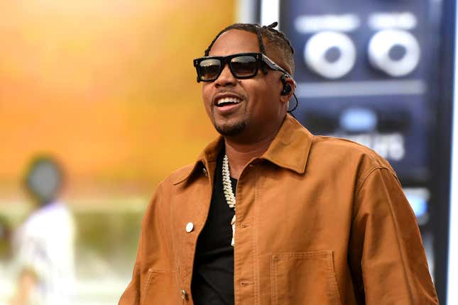 LONDON, ENGLAND - AUGUST 17: Nas performs on the East Stage during All Points East Festival 2024 at Victoria Park on August 17, 2024 in London, England. 