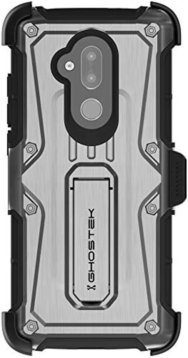 Image for article titled Ghostek Iron Armor Rugged Case with Holster Belt Clip Designed for Alcatel 7, Now 91.69% Off