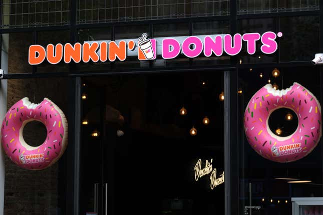 A Dunkin’ on July 27, 2020 in The Hague, Netherlands. 