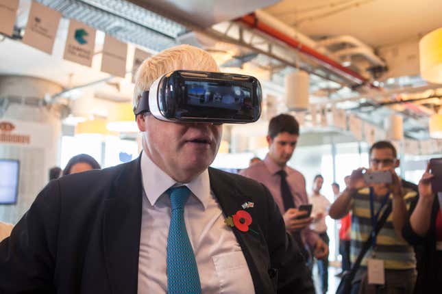 (That’s London mayor Boris Johnson)