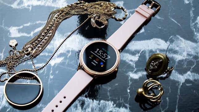 A photo of an Android wearable that isn't the Pixel Watch