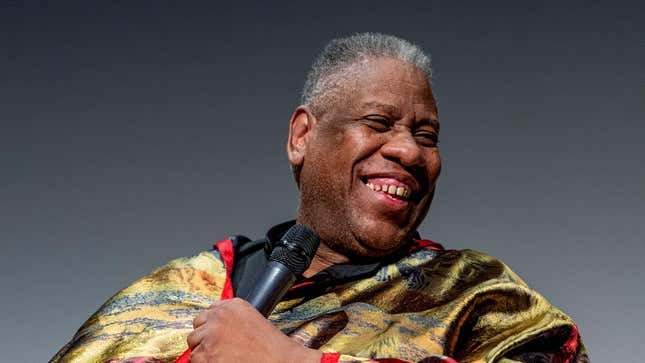 Andre Leon Talley attends “The Gospel According To Andre” premiere and Q&amp;A at BMCC Tribeca PAC on April 25, 2018 in New York City.