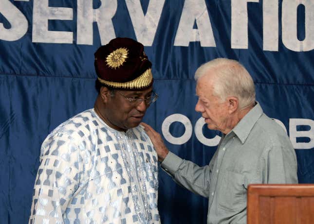 Image de l'article intitulé 16 photos montrant comment les Noirs ont couché avec Jimmy Carter