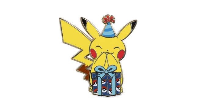A very expensive Pikachu badge.