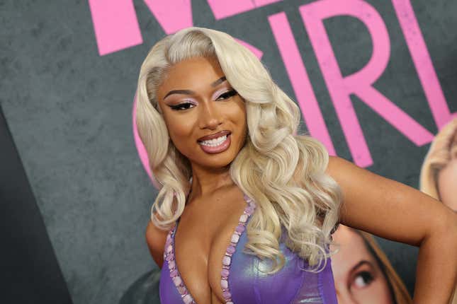 Megan Thee Stallion attends the “Mean Girls” premiere at AMC Lincoln Square Theater on January 08, 2024 in New York City.