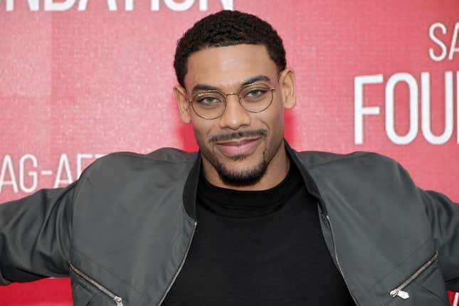 NEW YORK, NEW YORK - JANUARY 31: Aaron Pierre poses before taking part in a SAG-AFTRA Foundation Conversation for “Genius: MLK/X” at SAG-AFTRA Foundation Robin Williams Center on January 31, 2024 in New York City. 