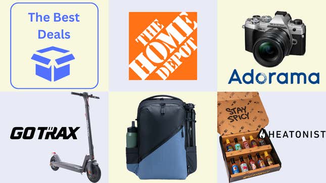 Image for article titled Best Deals of the Day: Hot Ones, Adorama, Gotrax, The Home Depot, Carry Cubo &amp; More