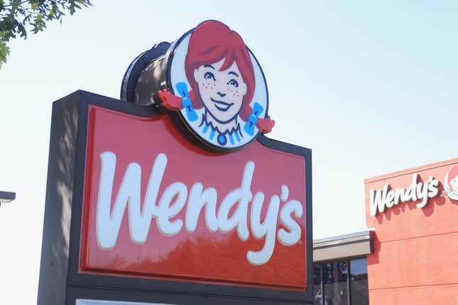 Wendy’s drive-thru in New York.