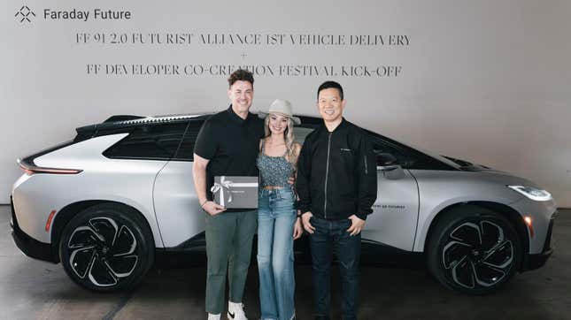 Faraday Future FF91 with its new owner