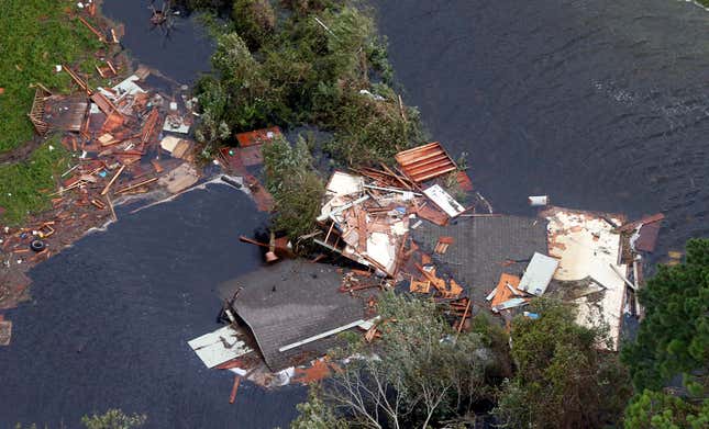Image for article titled Photos: Florence’s destructive flooding, seen from the air