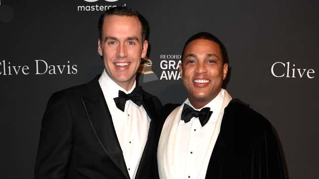 Tim Malone (L) and Don Lemon attend the Pre-GRAMMY Gala and GRAMMY Salute to Industry Icons at The Beverly Hilton Hotel on February 9, 2019 in Beverly Hills, California.