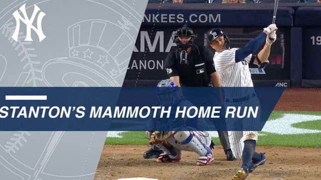 Giancarlo Stanton Set A Record For The Hardest-Hit Home Run