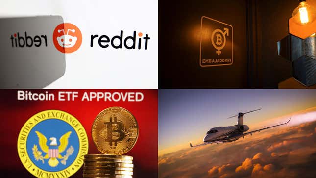 Image for article titled Reddit pops, Bitcoin drops, and millionaires want out: Money and markets news roundup