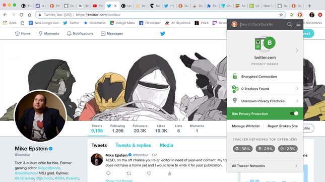 Welcome to my many tabbed browser world.