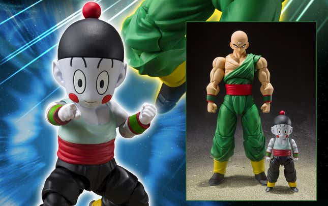 Tenshinhan and Chaoz Figures | $80 | Premium Bandai