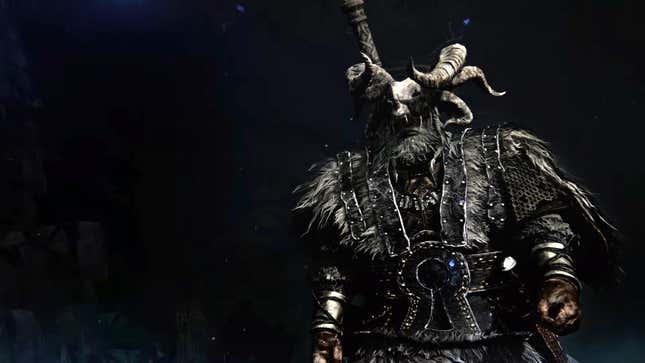 Raider stands in the darkness.