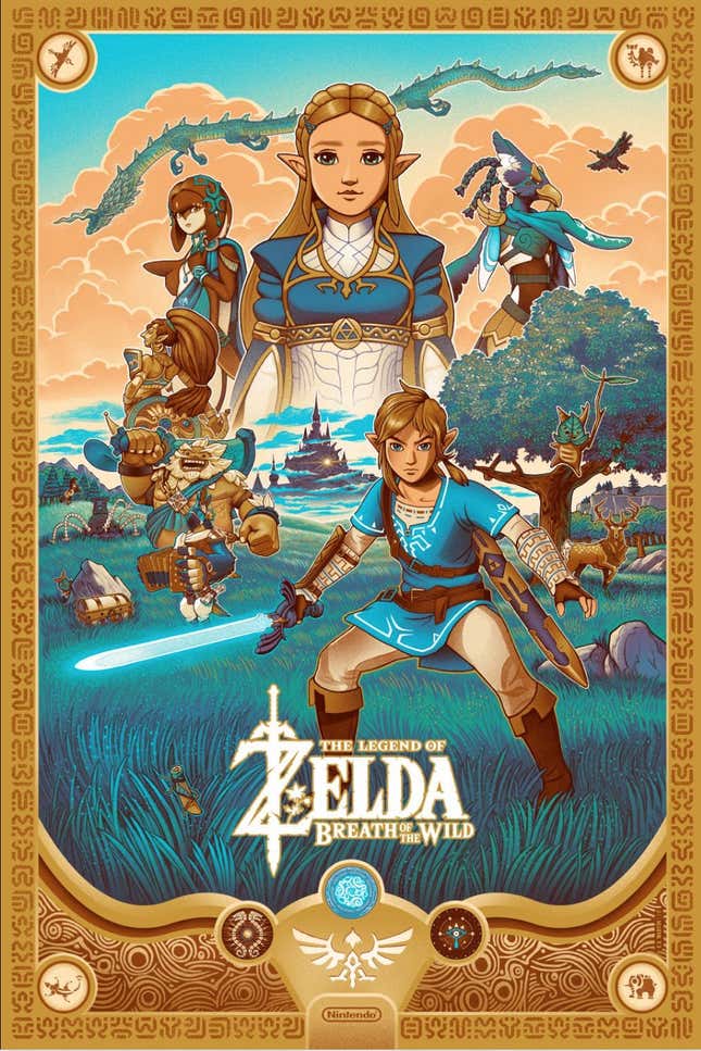 This stunning new The Legend of Zelda: Tears of the Kingdom art