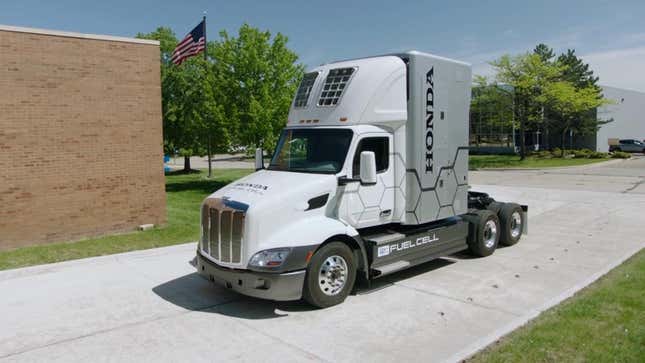 Khái niệm xe tải chạy pin nhiên liệu hydro lớp 8 của Honda
