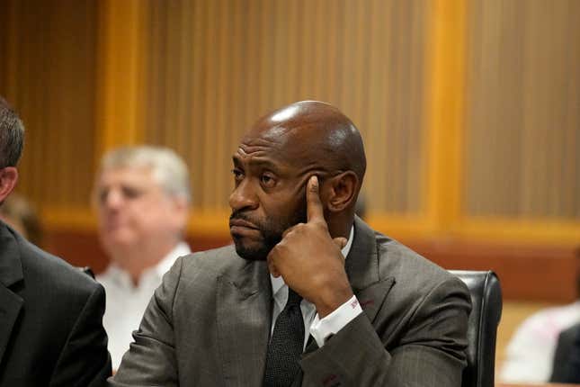 ATLANTA, GA - FEBRUARY 27: Special prosecutor Nathan Wade attends a hearing in the case of the State of Georgia v. Donald John Trump at the Fulton County Courthouse on February 27, 2024 in Atlanta, Georgia. Wade’s former attorney Terrence Bradley testified as Judge McAfee considered an effort by lawyers for former President Donald Trump to disqualify Fulton County District Attorney Fani Willis over her romantic relationship with Wade. (