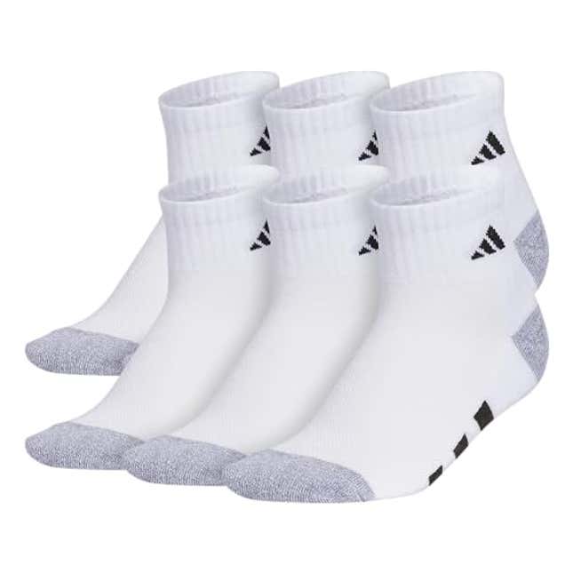 Image for article titled Athletic Cushioned Quarter Socks (6-Pair) for Kids, Now 25% Off