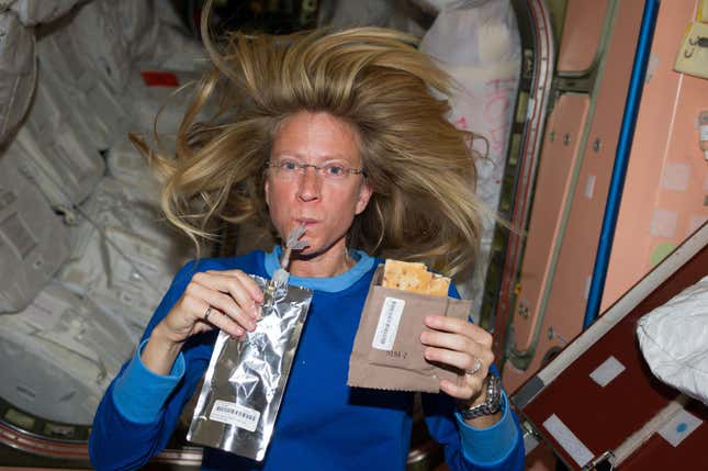 Image for article titled Photos: Six decades of eating in outer space