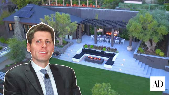 Image for article titled Sam Altman&#39;s $27 million &#39;Batcave&#39; home has some problems — so he&#39;s suing the contractor