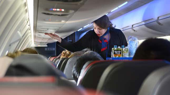 Image for article titled American Airlines Flight Attendants Can&#39;t Afford Food, Shelter