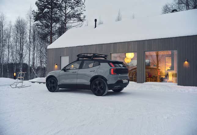 Image for article titled Volvo EX30 Cross Country Is An Adorable Electric Off-Roader With Raised Suspension And Rugged Looks