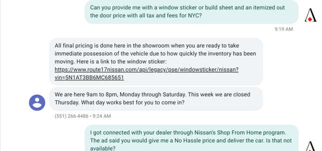 Image for article titled Nissan’s Buy From Home Program Is A Joke (UPDATED)