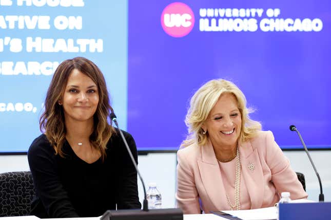 Actress Halle Berry and First Lady Dr. Jill Biden