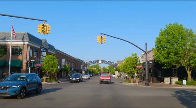 Grosse Pointe Michigan's Downtown area