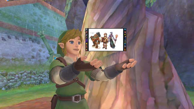 Link holds up a recovered YouTube thumbnail. 