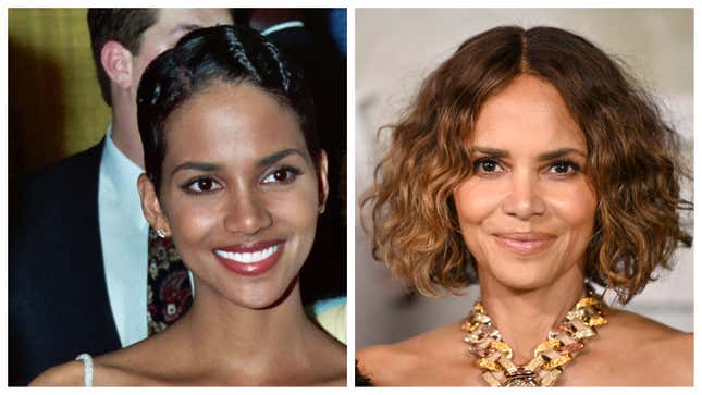 Halle Berry, 1995; Halle Berry, 2024.