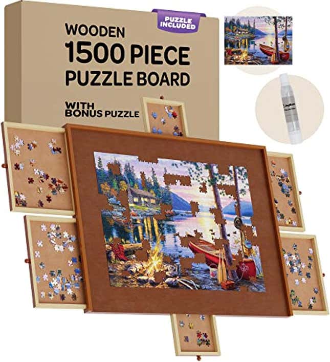 标题为“Simply the Best Puzzle Board to Own Today，30%折扣，剪贴24美元优惠券”的文章图片