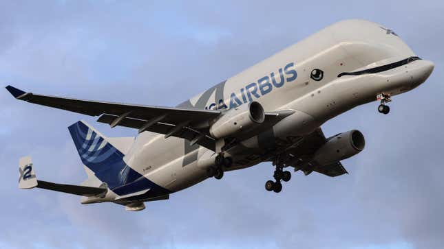 An Airbus cargo plane