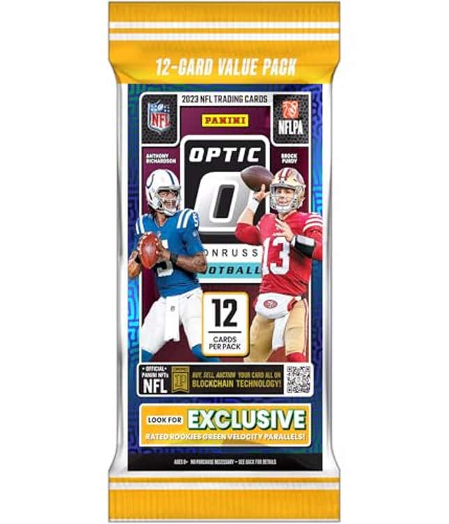 Image for article titled 2023 Panini Donruss Optic Football NFL Trading Card Fat Pack, Now 30% Off