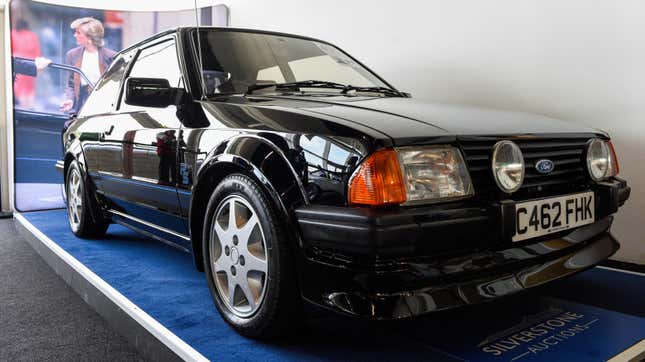 Image for article titled Princess Diana&#39;s 1985 Ford Escort Just Sold for $764,000 at Auction