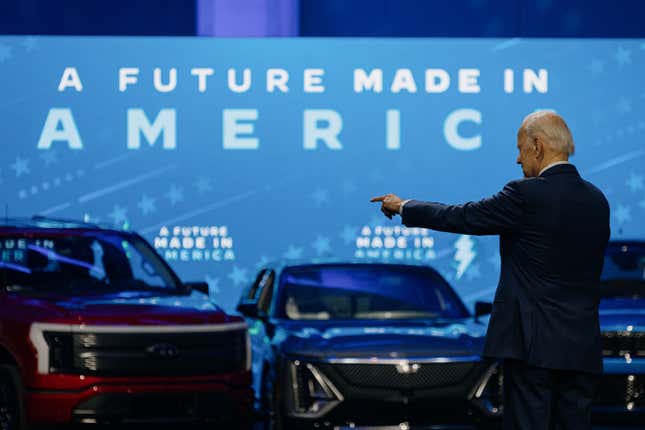 Image for article titled Biden’s First EV Charging Station Goes Online After $7.5 Billion In American EV Investments
