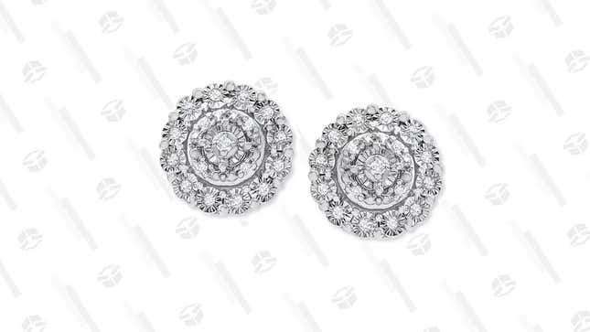 

Diamond Halo Cluster Stud Earrings | $63 | Macy’s | Use Code FRIEND