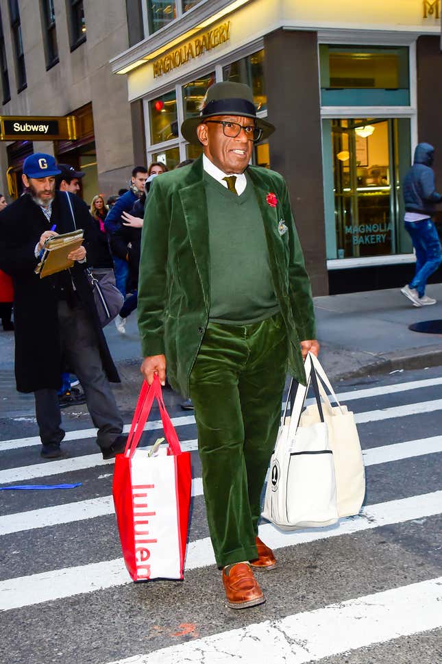 NEW YORK, NEW YORK - DECEMBER 14: Al Roker is seen walking in midtown on December 14, 2023 in New York City. 