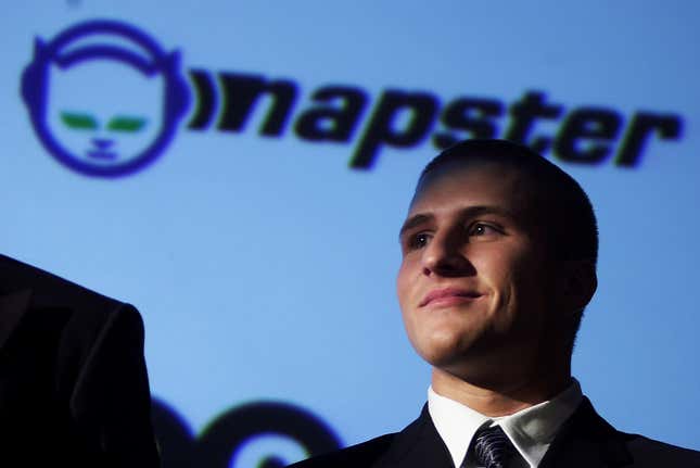 Napster founder Shawn Fanning in 2000