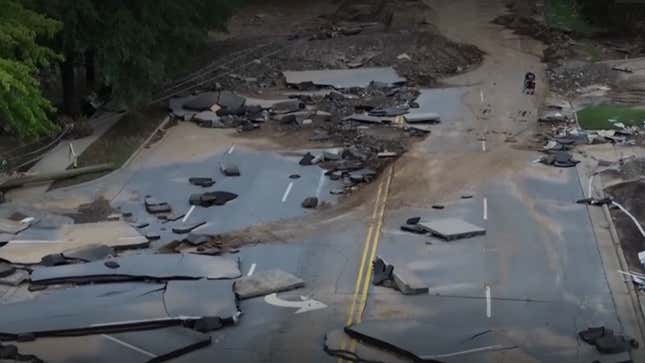 Image for article titled Hurricane Helene Ripped Up So Many Roads That Supplies Have To Be Delivered By Pack Mule