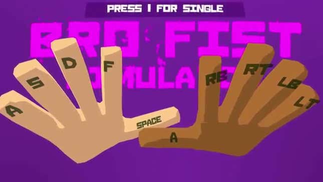 <i>Bro Fist Simulator</i> Reveals The True Pain Of Being A Bro