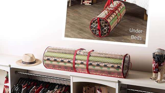 Wrapping Paper Storage Container | $10 | Amazon | Clip Coupon